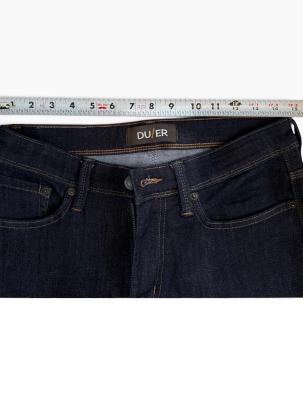 DU/ER L2X Slim Fit Performance Denim Jeans Men's 30x30 Dark Wash - Picture 5 of 9